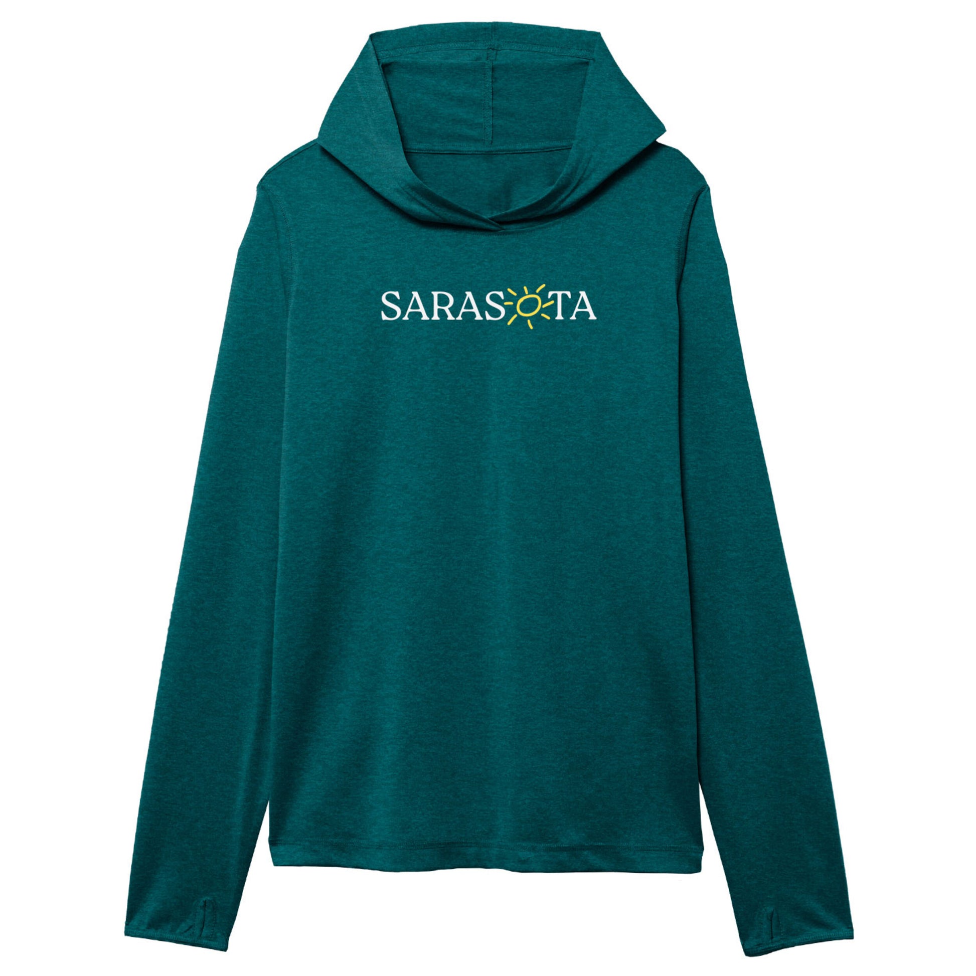 Sarasota Style x Ouray Confluence Hoodie in Teal - Sarasota Florida | Sarasota Store