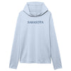 Sarasota Style x Ouray Confluence Light Hoodie in Blue - Sarasota Florida | Sarasota Store