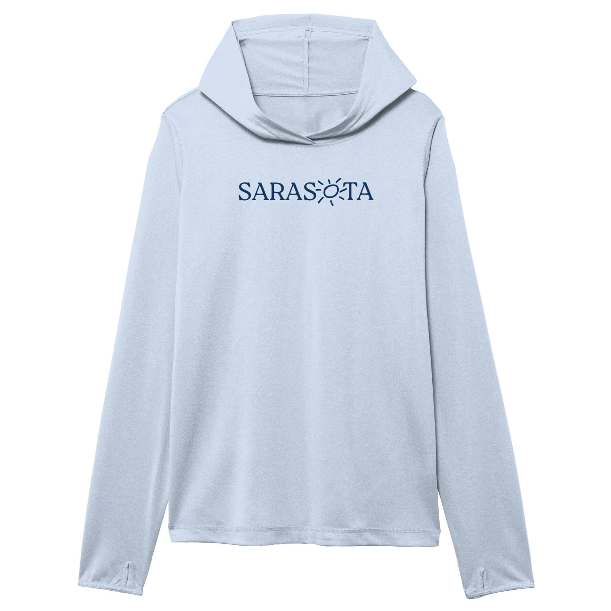 Sarasota Style x Ouray Confluence Light Hoodie in Blue - Sarasota Florida | Sarasota Store