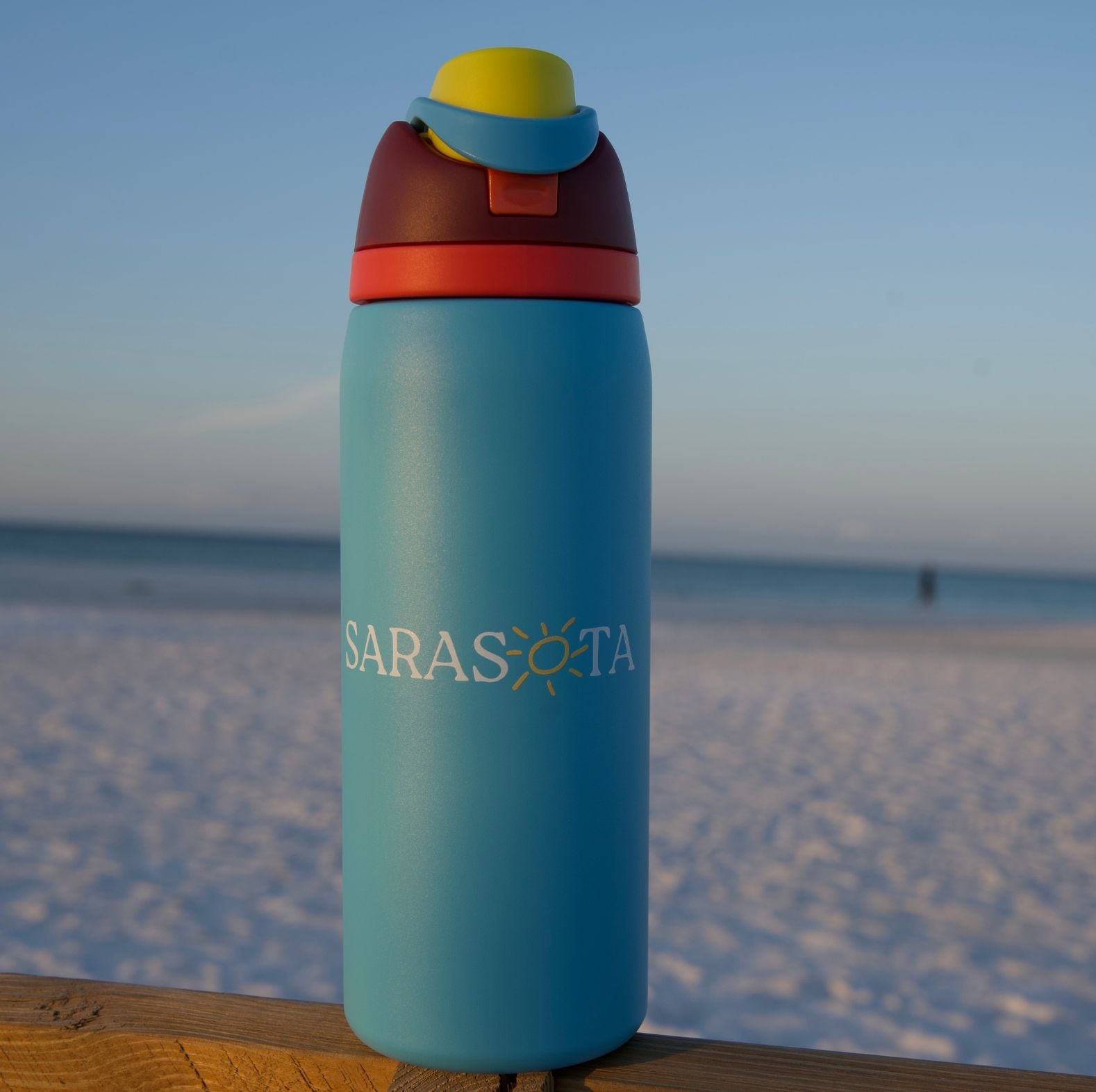 Sarasota Style Owala Red in Blue - Sarasota Florida | Sarasota Store