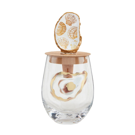 Sarasota Style Oyster Set Wine Glass in Wine - Sarasota Florida | Sarasota Store