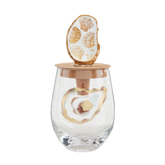 Sarasota Style Oyster Set Wine Glass in Wine - Sarasota Florida | Sarasota Store
