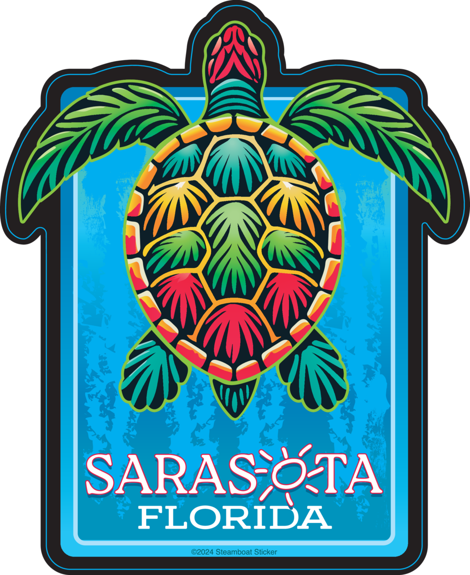 Sarasota Style Palm Turtle - Sarasota Florida | Sarasota Store