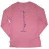 Sarasota Style Perf Keys Back Long Sleeve T-Shirt in Pink - Sarasota Florida | Sarasota Store