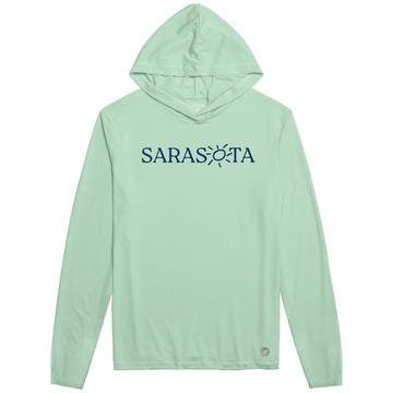 Sarasota Style Performance Hoodie in Green - Sarasota Florida | Sarasota Store