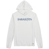Sarasota Style Performance Hoodie in White - Sarasota Florida | Sarasota Store