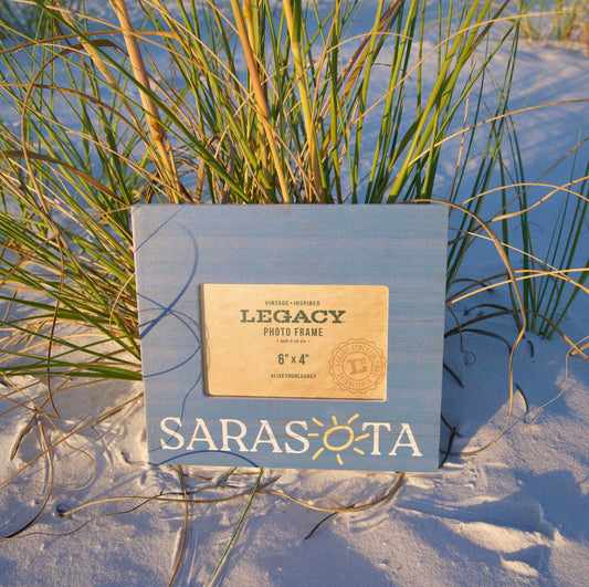 Sarasota Style Picture Frame in Blue - Sarasota Florida | Sarasota Store