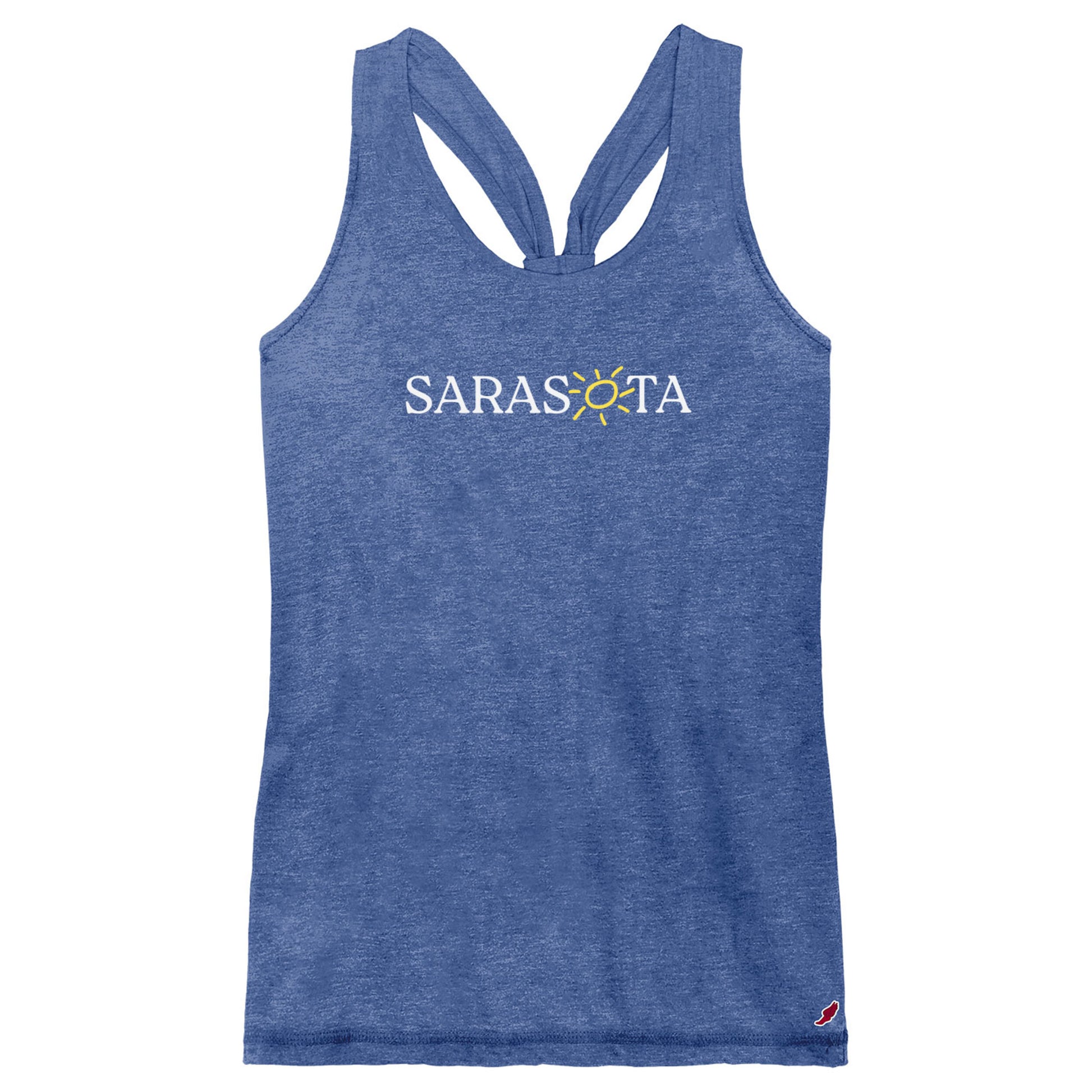 Sarasota Style Racerback Tank Top in Blue - Sarasota Florida | Sarasota Store