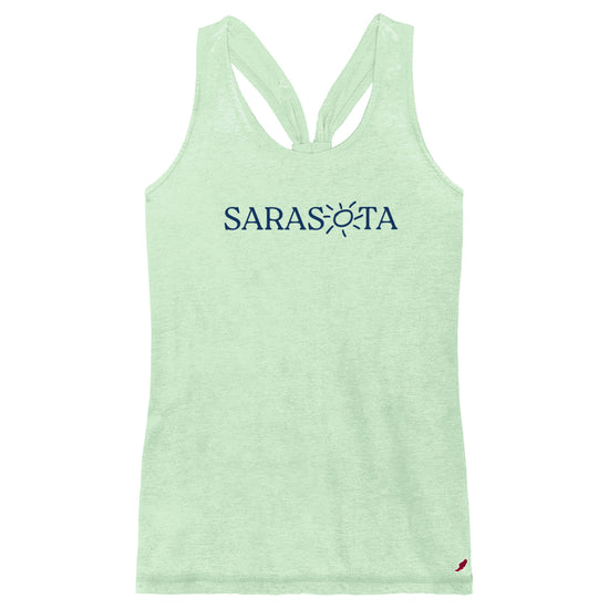 Sarasota Style Racerback Tank Top in Green - Sarasota Florida | Sarasota Store
