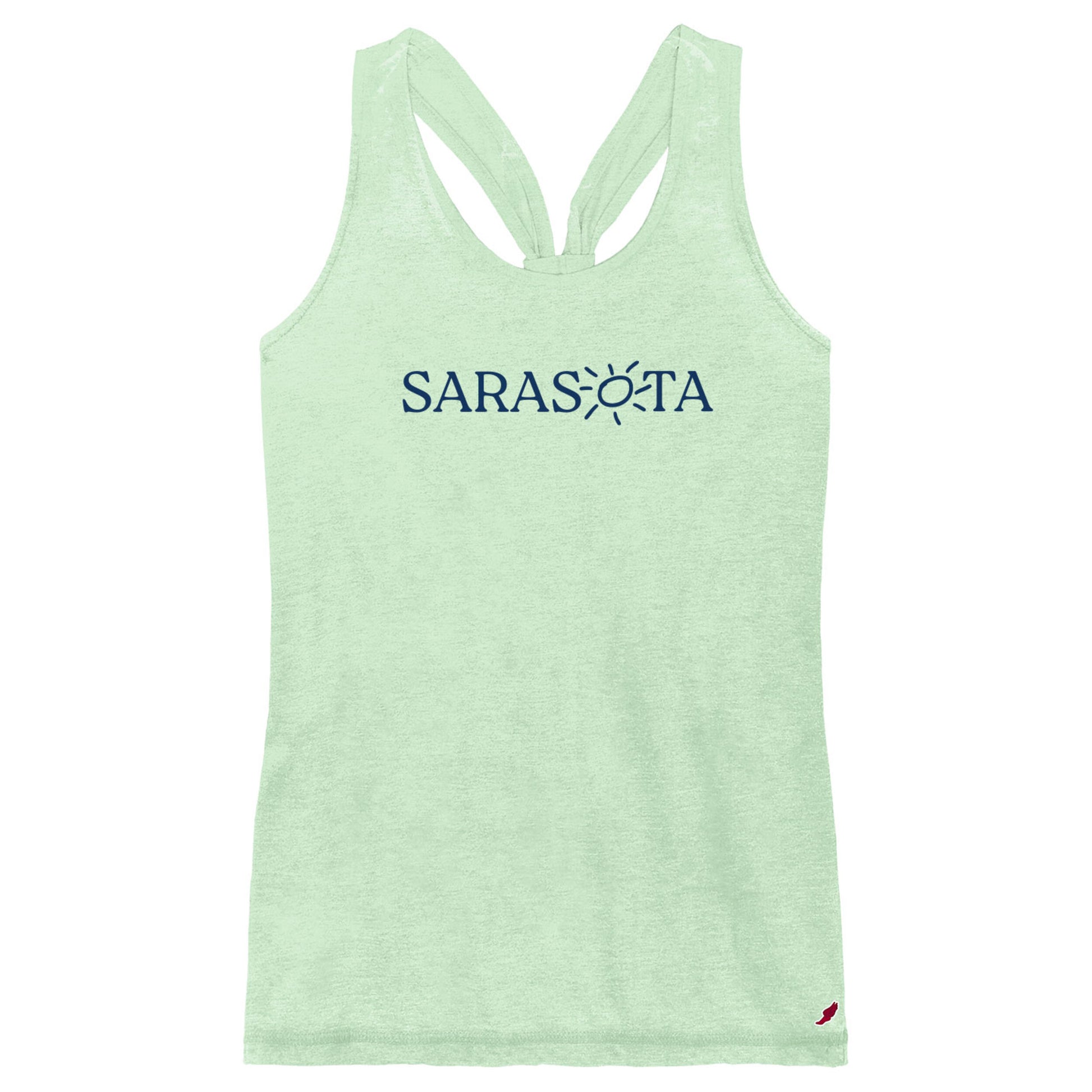 Sarasota Style Racerback Tank Top in Green - Sarasota Florida | Sarasota Store
