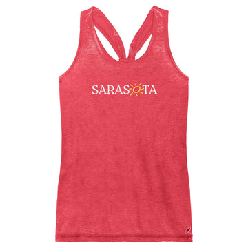 Sarasota Style Racerback Tank Top in Pink - Sarasota Florida | Sarasota Store