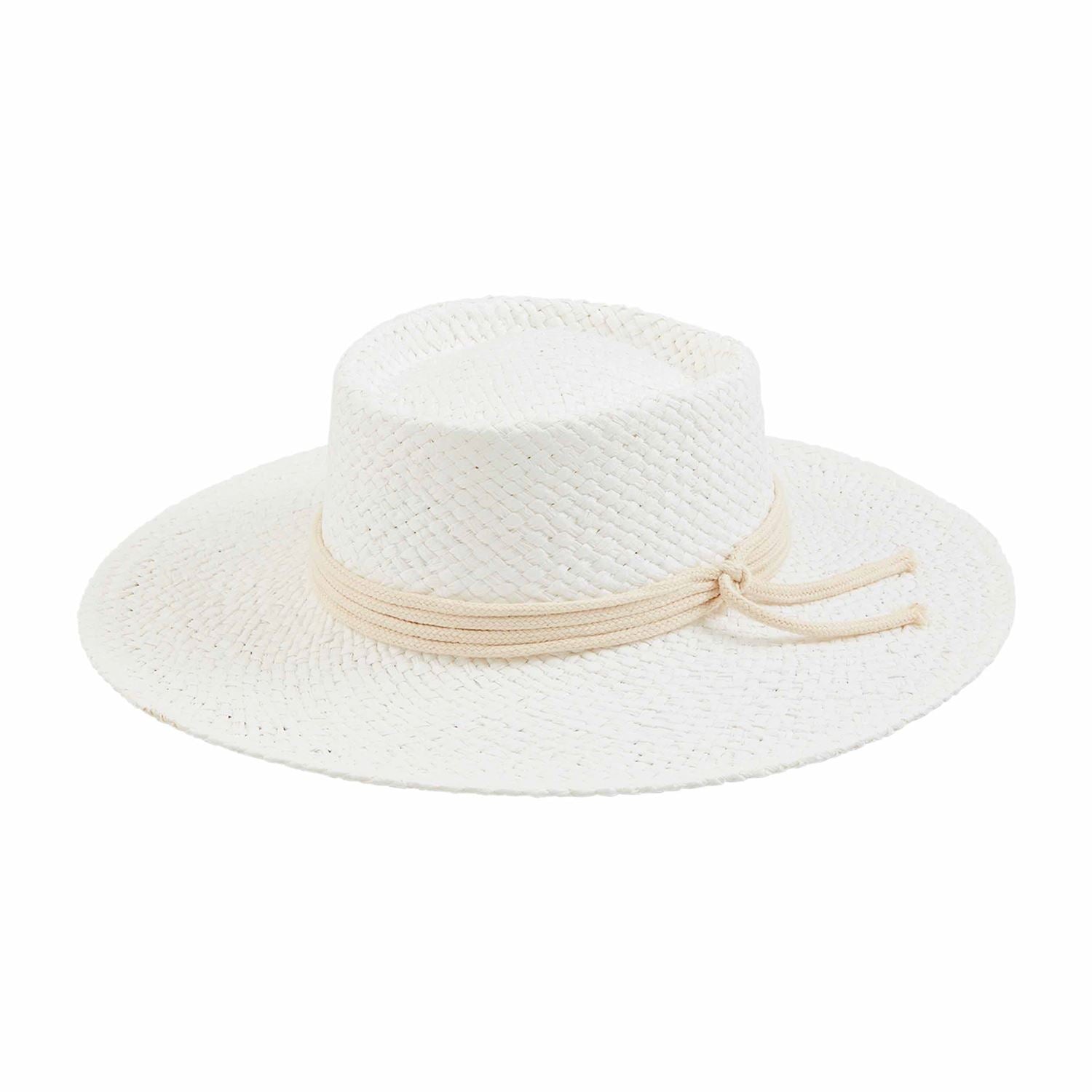 Sarasota Style Rope Hat in White - Sarasota Florida | Sarasota Store