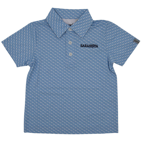 Sarasota Style Sailor Polo Shirt in Blue - Sarasota Florida | Sarasota Store