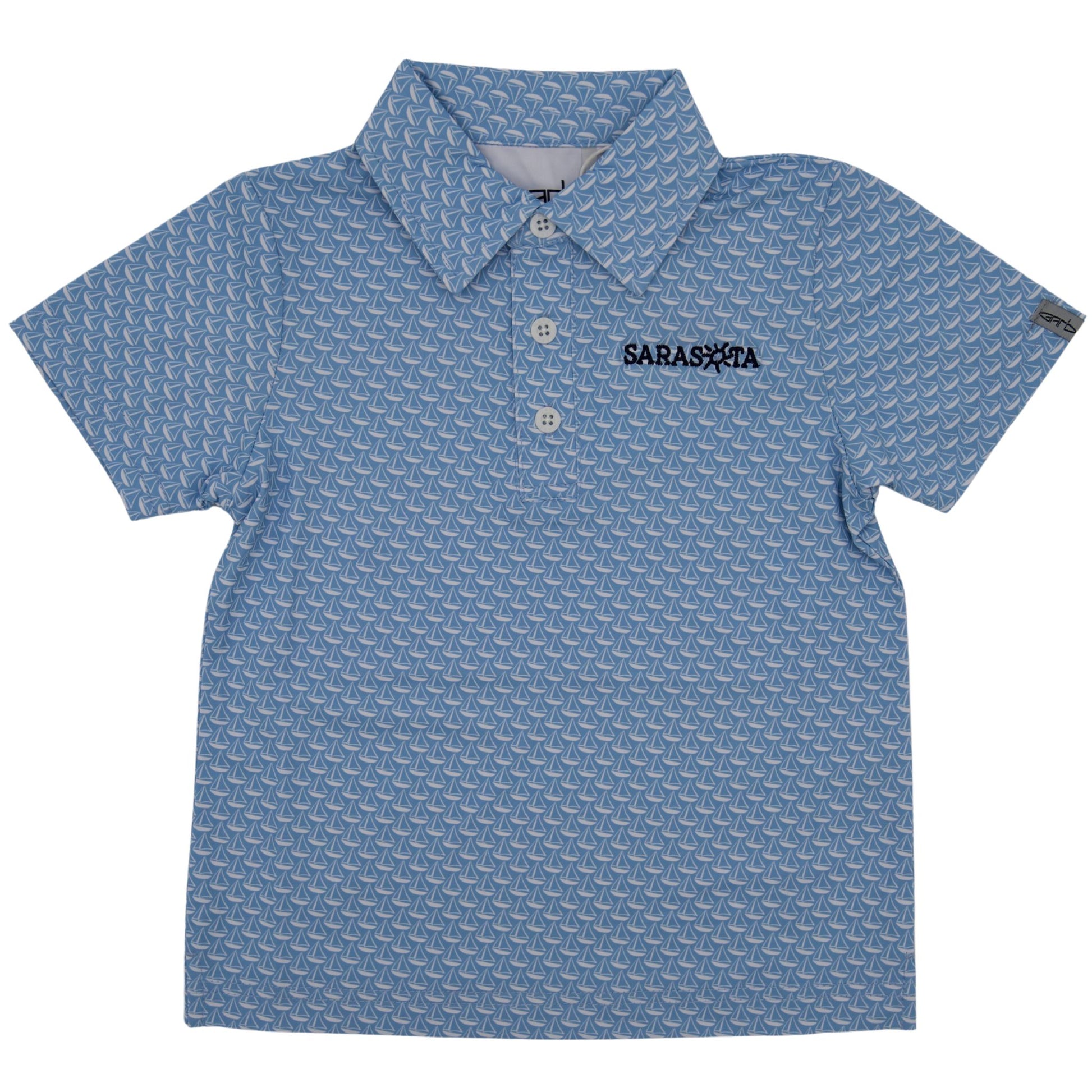 Sarasota Style Sailor Polo Shirt in Blue - Sarasota Florida | Sarasota Store