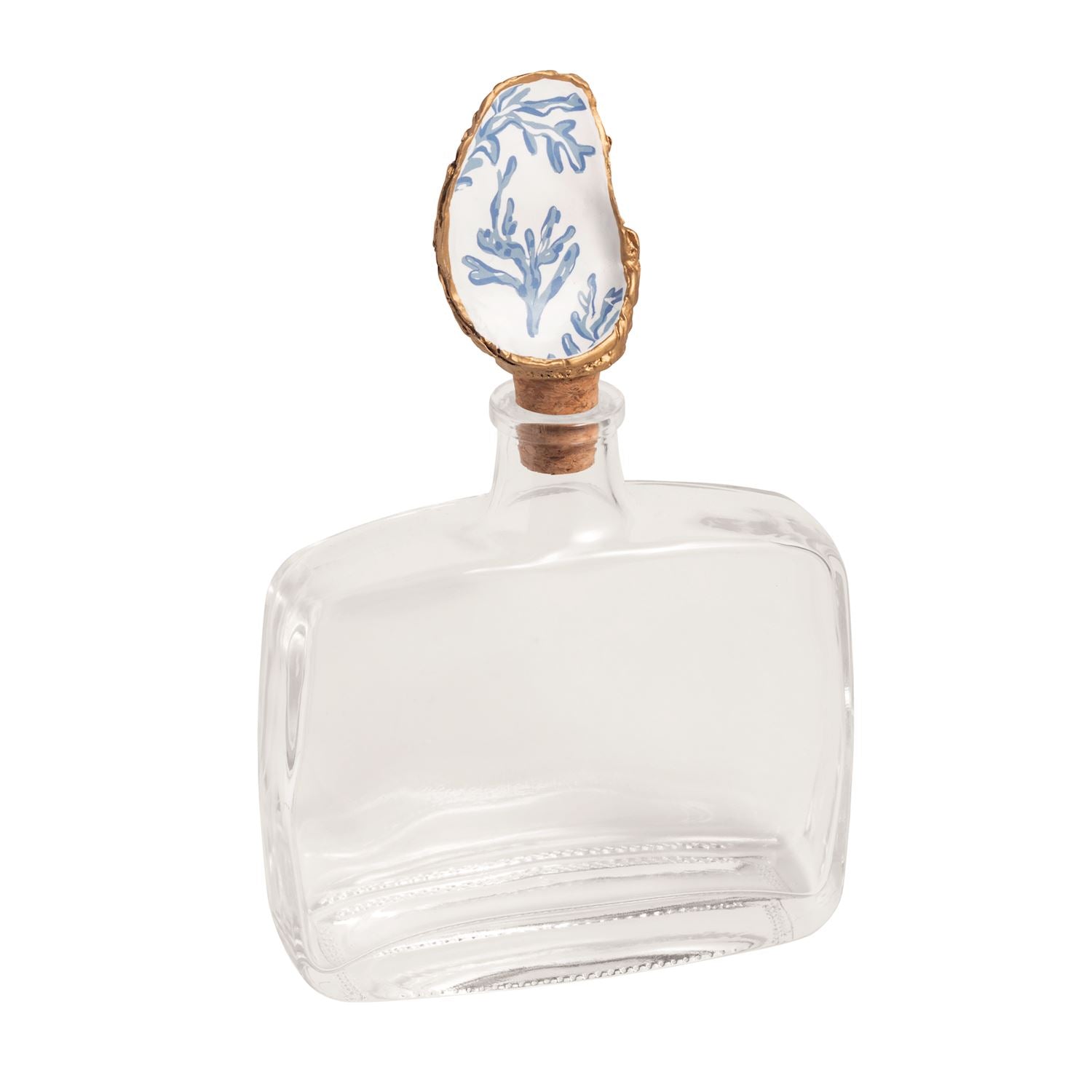 Sarasota Style Sea Life Blue Decorative Bottle in Coral - Sarasota Florida | Sarasota Store