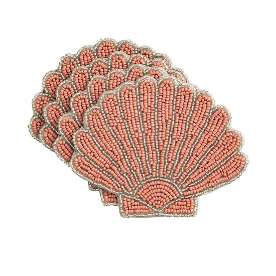 Sarasota Style Sealife Beaded Coaster Set - Sarasota Florida | Sarasota Store