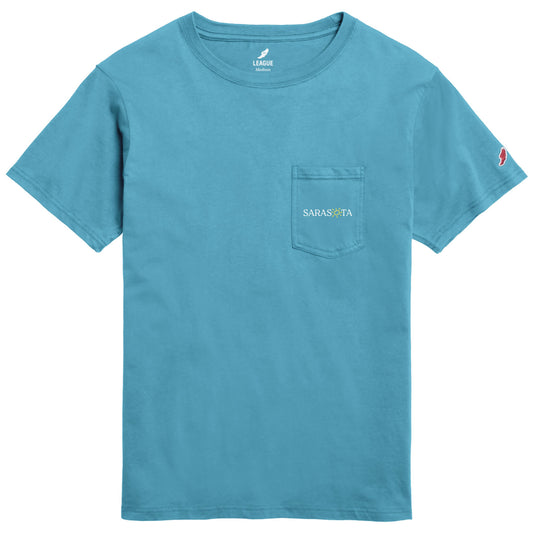 Sarasota Style Short Sleeve T-Shirt in Blue - Sarasota Florida | Sarasota Store