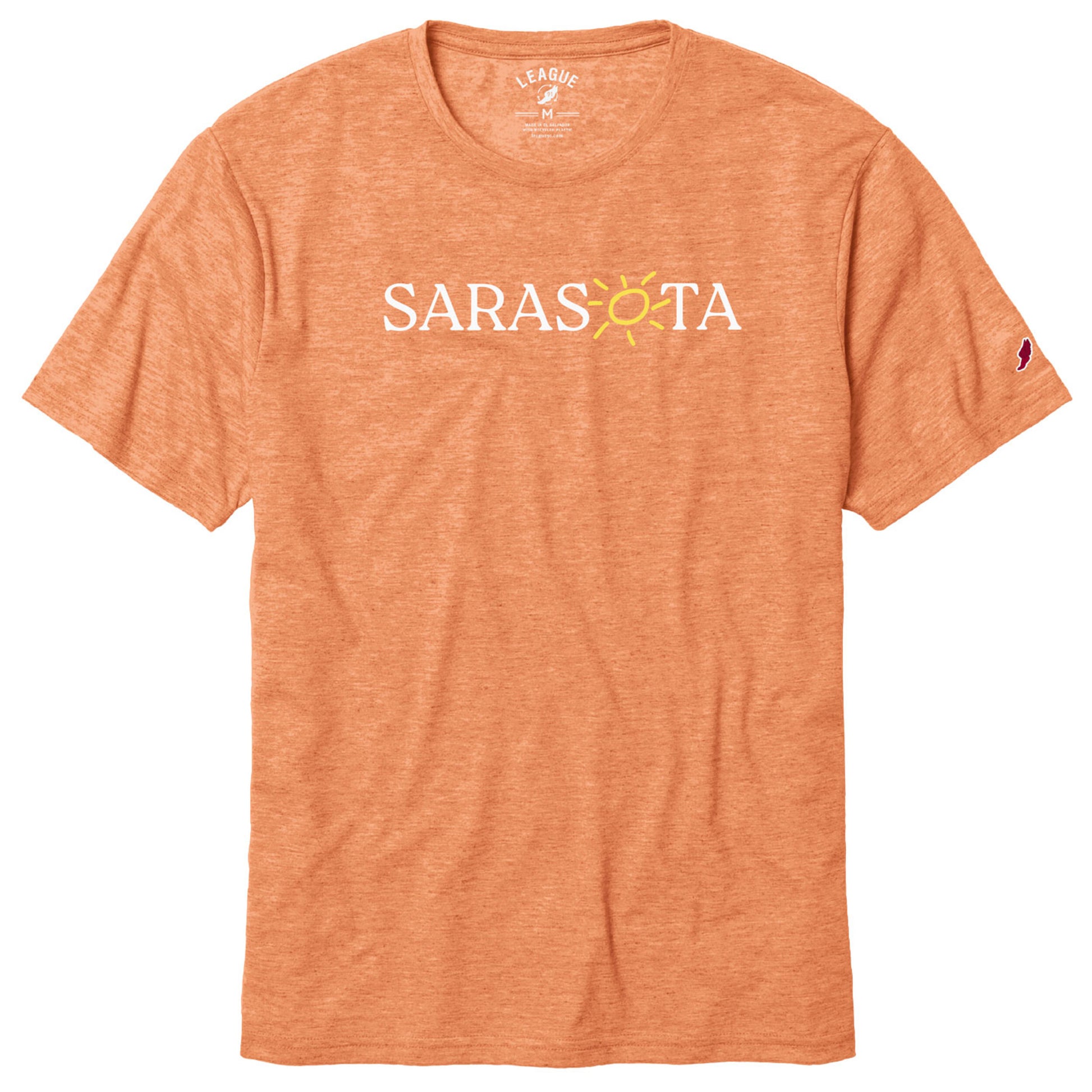 Sarasota Style Short Sleeve T-Shirt in Orange - Sarasota Florida | Sarasota Store