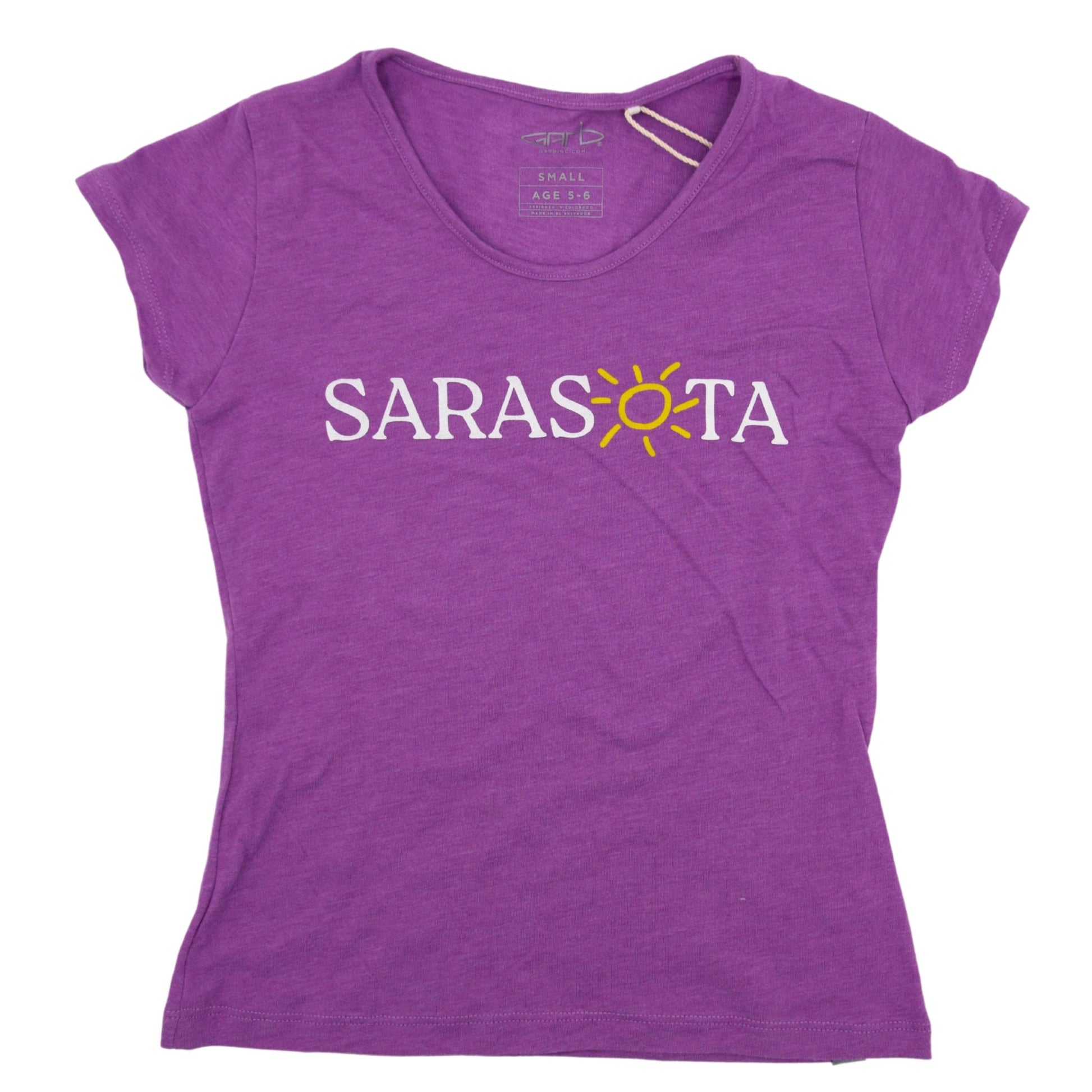Sarasota Style Short Sleeve T-Shirt in Purple - Sarasota Florida | Sarasota Store