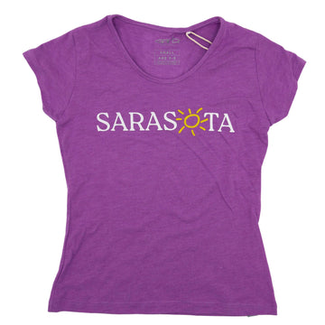 Sarasota Style Short Sleeve T-Shirt in Purple - Sarasota Florida | Sarasota Store
