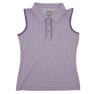 Sarasota Style Sleeveless Darya Polo Shirt in Purple - Sarasota Florida | Sarasota Store