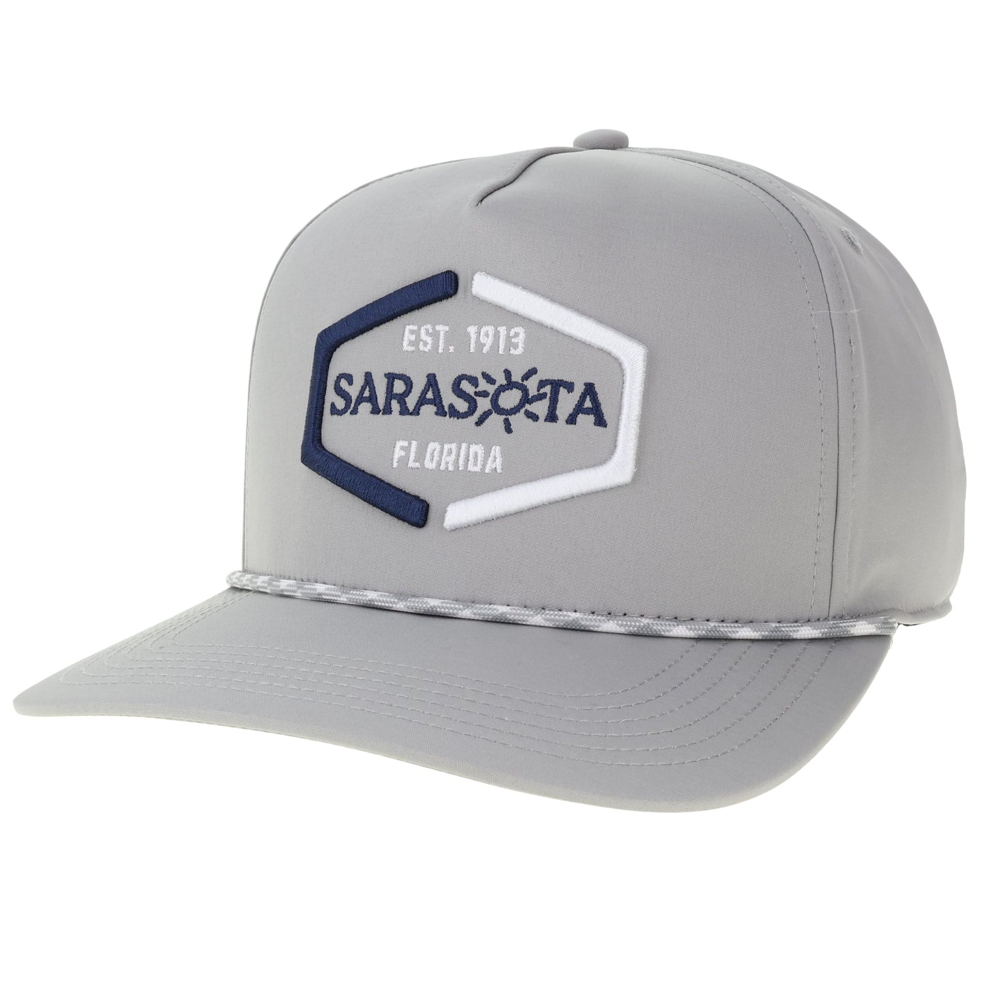 Sarasota Style Snapback Cap in Gray - Sarasota Florida | Sarasota Store