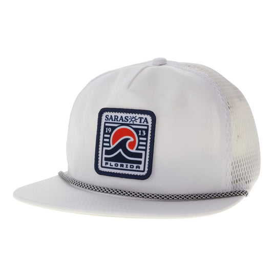 Sarasota Style Snapback Cap in White - Sarasota Florida | Sarasota Store