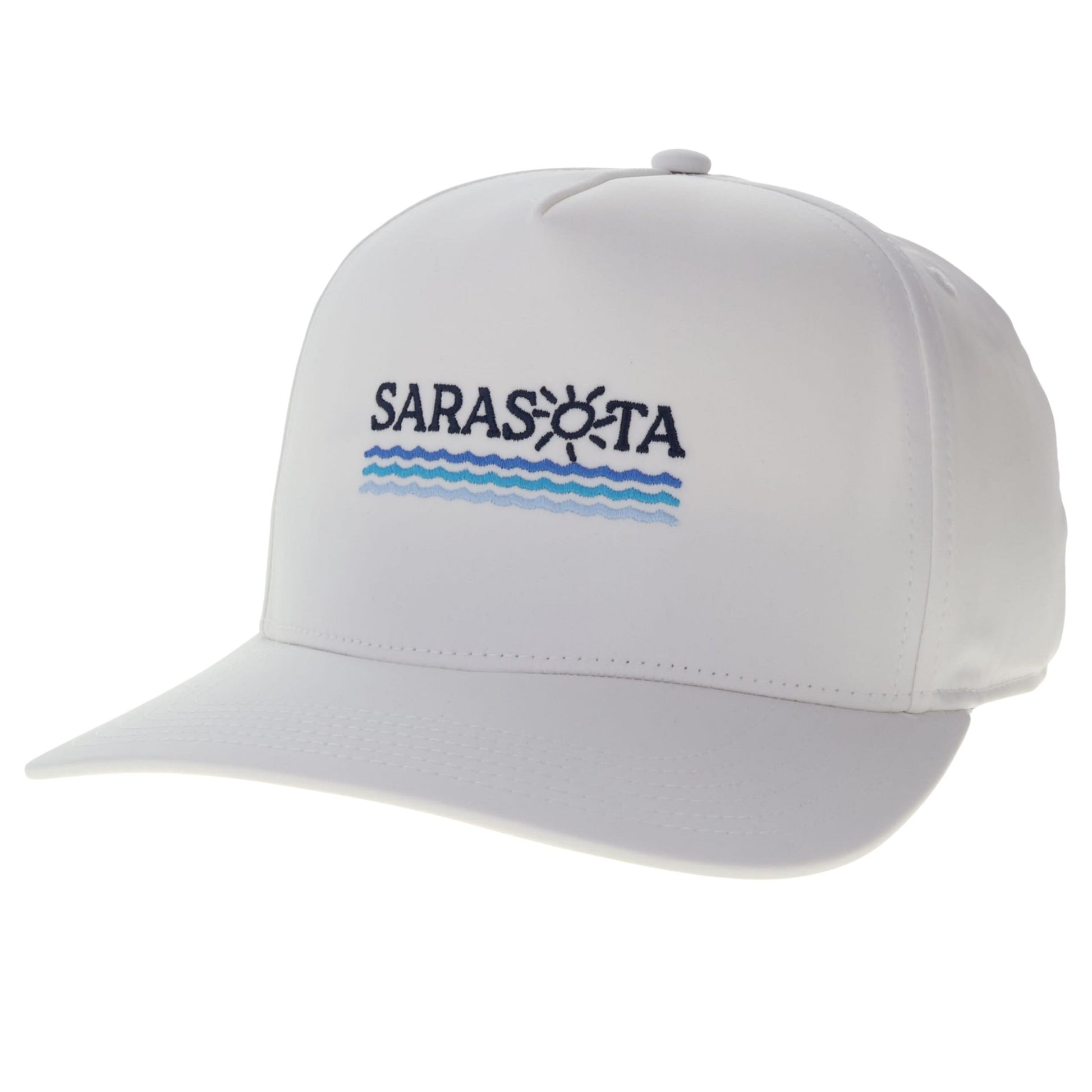 Sarasota Style Snapback Cap in White - Sarasota Florida | Sarasota Store
