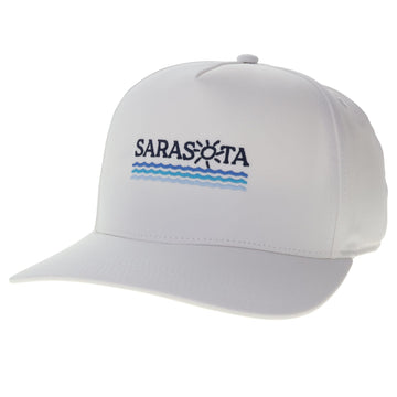 Sarasota Style Snapback Cap in White - Sarasota Florida | Sarasota Store