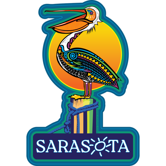 Sarasota Style Sticker - Coco Pelican - Sarasota Florida | Sarasota Store