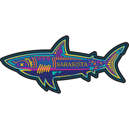 Sarasota Style Sticker - Coco Shark - Sarasota Florida | Sarasota Store