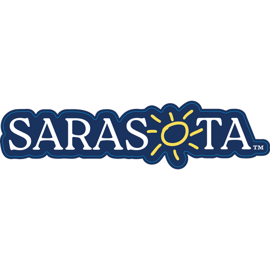 Sarasota Style Sticker - Logo Blue Back - Sarasota Florida | Sarasota Store