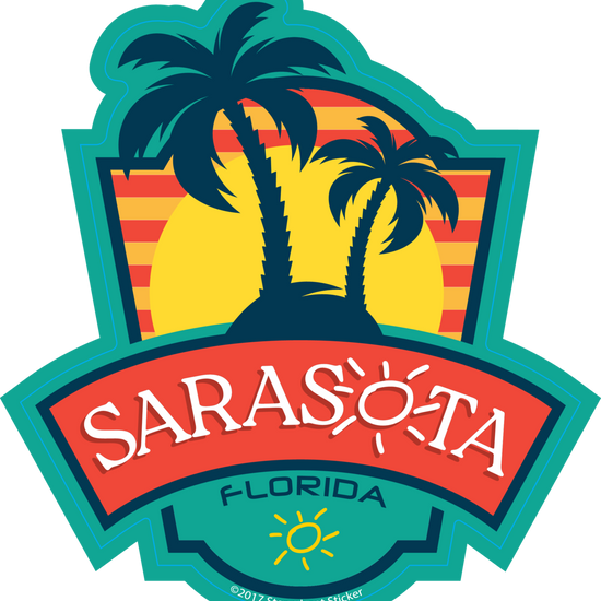 Sarasota Style Sticker - Overgrown Palms - Sarasota Florida | Sarasota Store