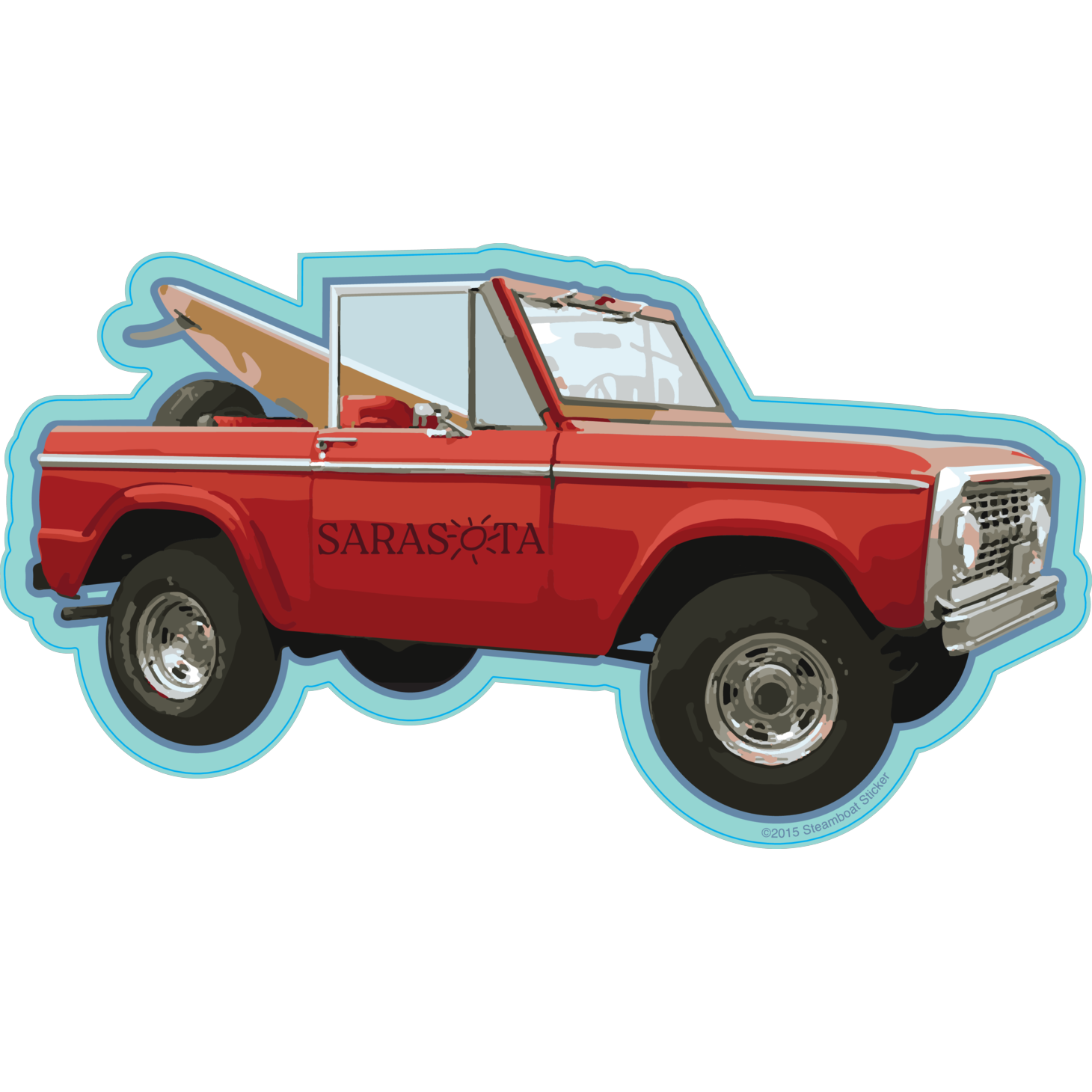 Sarasota Style Sticker - Rover Surf - Sarasota Florida | Sarasota Store