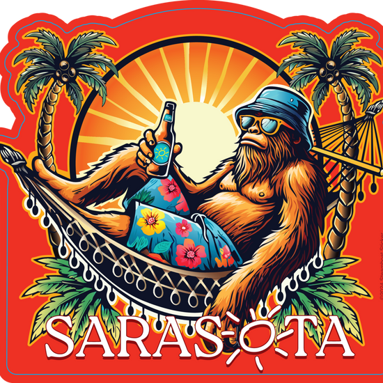 Sarasota Style Sticker - Sasquatch Hammock - Sarasota Florida | Sarasota Store