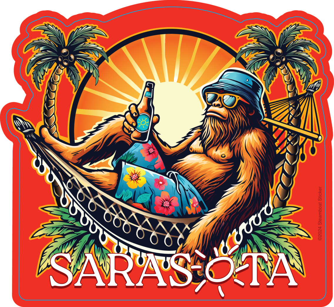 Sarasota Style Sticker - Sasquatch Hammock - Sarasota Florida | Sarasota Store