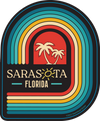 Sarasota Style Sticker - Wedge Stripes - Sarasota Florida | Sarasota Store