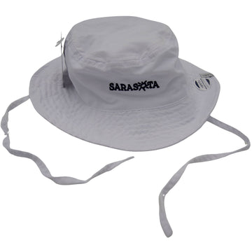 Sarasota Style Sun Hat in White - Sarasota Florida | Sarasota Store