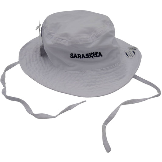 Sarasota Style Sun Hat in White - Sarasota Florida | Sarasota Store