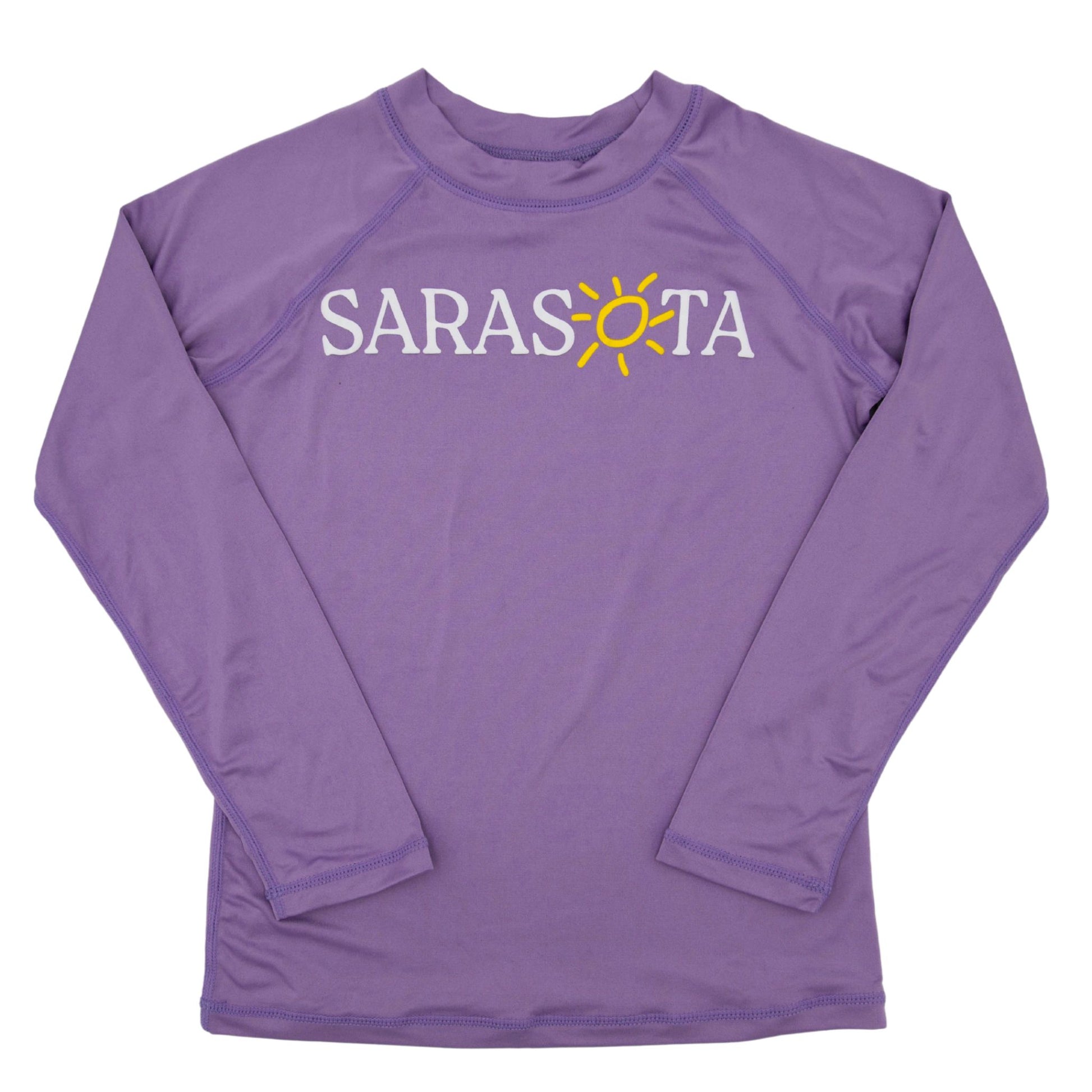 Sarasota Style Sunshirt Long Sleeve T-Shirt in Purple - Sarasota Florida | Sarasota Store