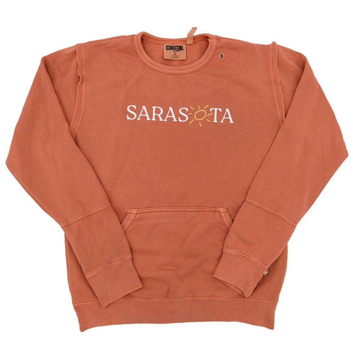 Sarasota Style Tangerine Crewneck Sweatshirt - Sarasota Florida | Sarasota Store
