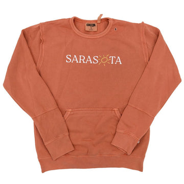 Sarasota Style Tangerine Crewneck Sweatshirt - Sarasota Florida | Sarasota Store