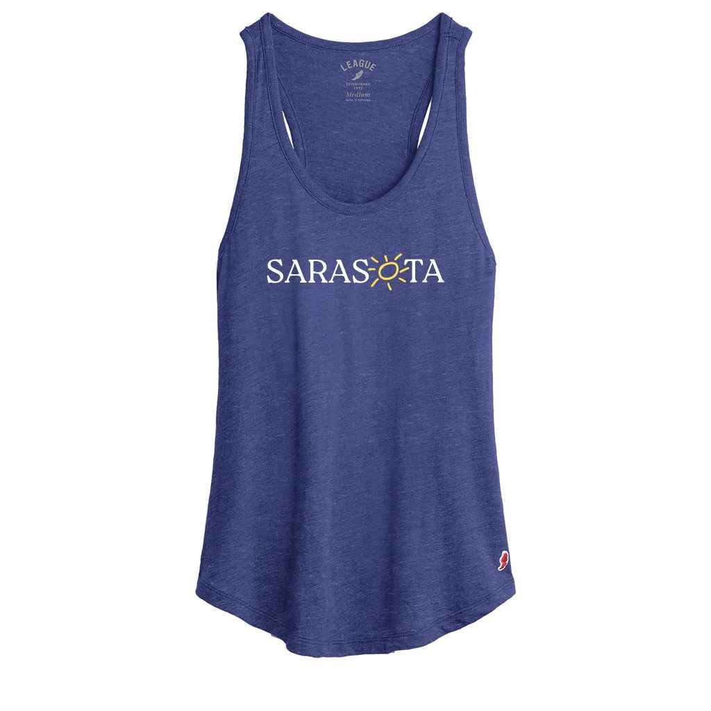 Sarasota Style Tank Top in Blue - Sarasota Florida | Sarasota Store