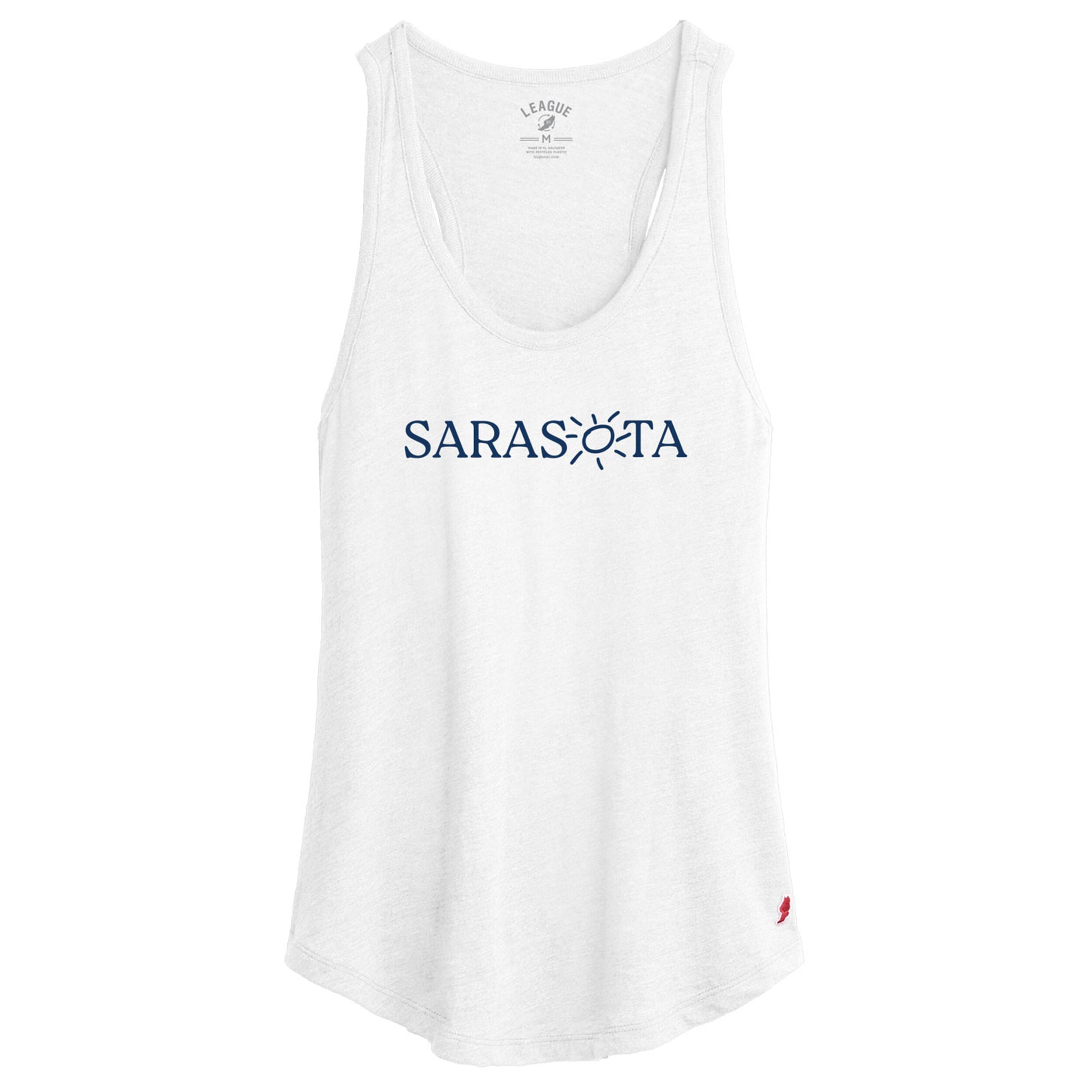 Sarasota Style Tank Top in White - Sarasota Florida | Sarasota Store