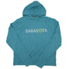 Sarasota Style x TASC Performance Light Hoodie in Blue - Sarasota Florida | Sarasota Store