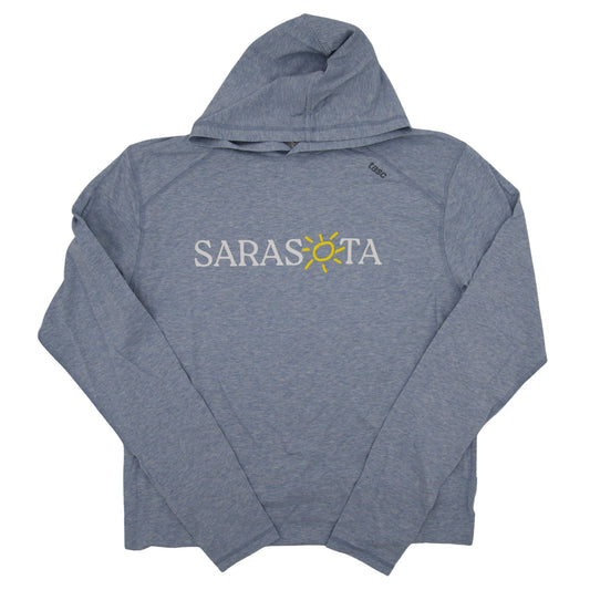 Sarasota Style x TASC Performance Light Hoodie in Blue - Sarasota Florida | Sarasota Store
