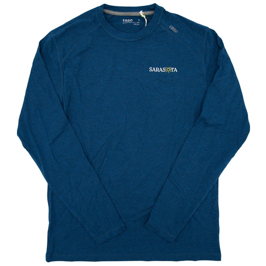 Sarasota Style x TASC Performance Tasc Carrollton Performance Tee Long Sleeve T-Shirt in Blue - Sarasota Florida | Sarasota Store