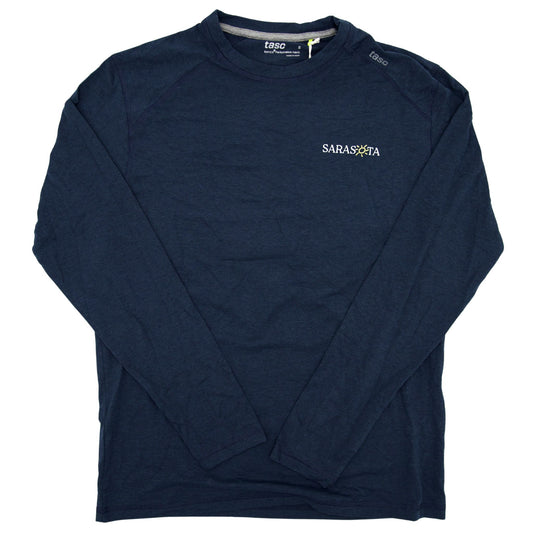 Sarasota Style x TASC Performance Tasc Carrollton Performance Tee Long Sleeve T-Shirt in Navy - Sarasota Florida | Sarasota Store