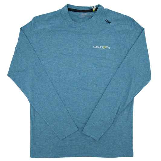Sarasota Style x TASC Performance Tasc Carrollton Performance Tee Long Sleeve T-Shirt in Teal - Sarasota Florida | Sarasota Store