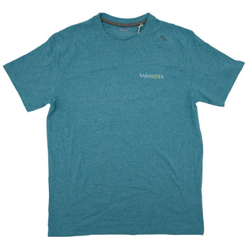 Sarasota Style x TASC Performance Tee Short Sleeve T-Shirt in Teal - Sarasota Florida | Sarasota Store